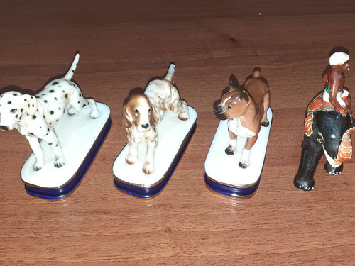 Miniaturas Antiguas De Animales En Porcelana De Japón 0