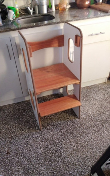 Torre Montessori, 2 En 1, Torre De Aprendizaje Y Escritorio 1