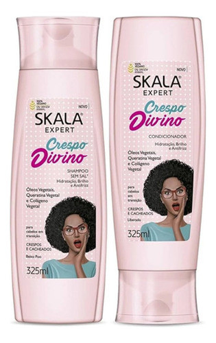 Combo Rizos Skala Shampoo + Enjuague + Baño Crespo Divino 1