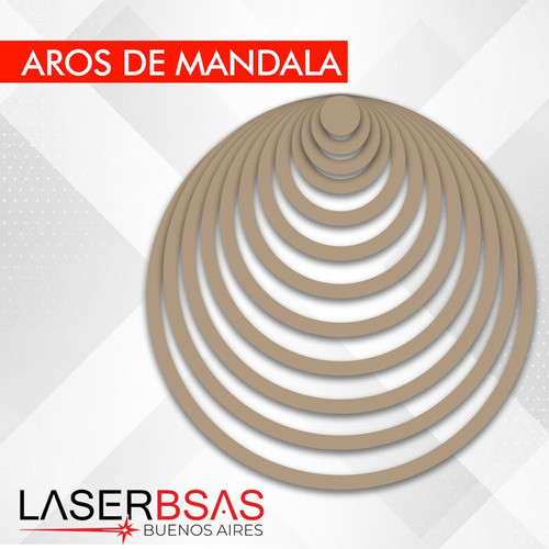 Aros P/atrapasueños 30cm En Mdf 5,5mm Pack Completo X50u 1