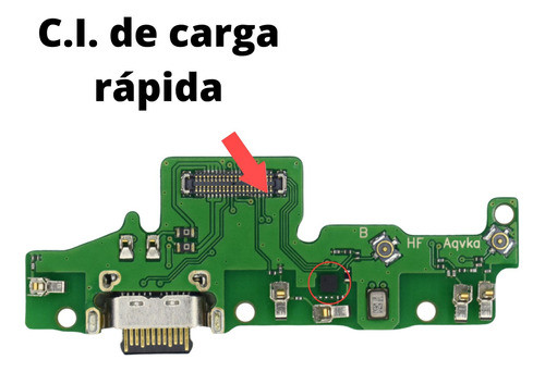 Placa Flex Carga Conector Compatível Moto G60s Carga Turbo 1