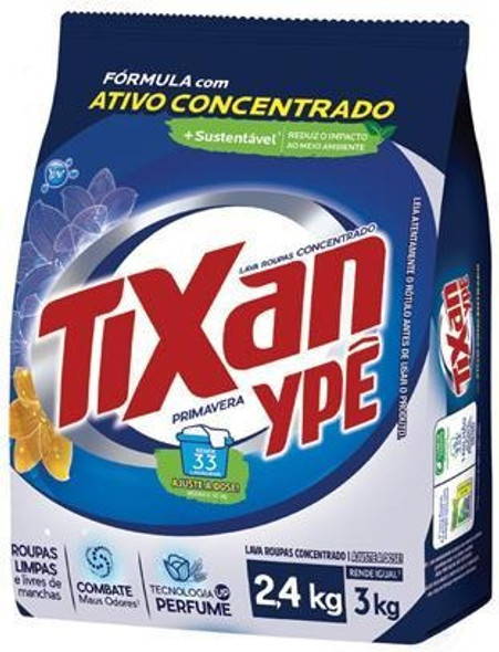Sabão Em Pó Tixan Ypê Primavera 2,4kg 1