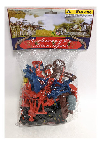35 Pieza Guerra Revolucionaria Ejercito Hombres 65 Mm Soldad 0