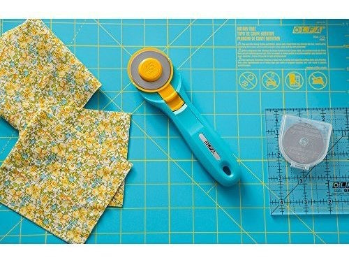 Olfa 1132644 Doble Cara Giratorio Mat 12 X 18 Aqua 1