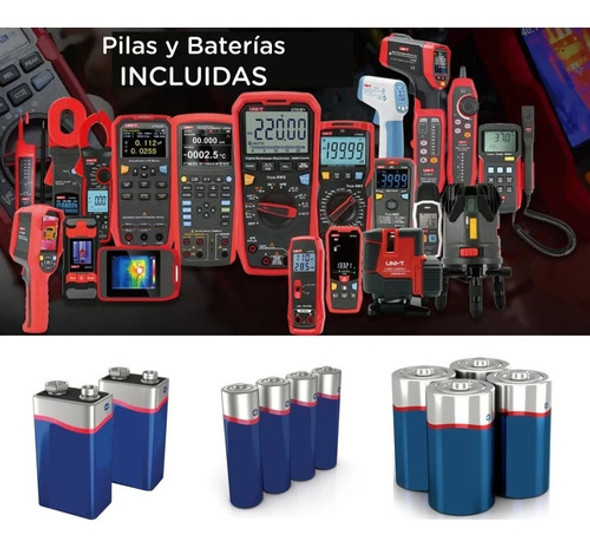 Kit Uni-t Multímetro Ut139b + Pinza Amperométrica Ut203+ 1