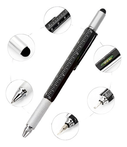 Caneta Nivel Touch Esferiografica Régua Fenda Philips 6 Em 1 0