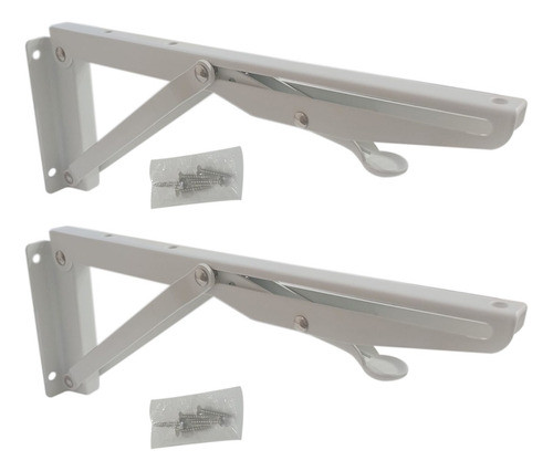 Mensulas Para Mesa Rebatible Volcable 30cm Blanco 60kg X Par 0