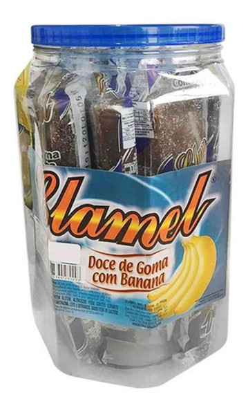 Doce De Banana Clamel Pote Com 20 Unidades De 70g 1