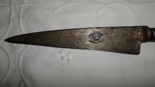 Antiguo Cuchillo Ju-ca Tandil Excelente Filo Acero Carbono 1