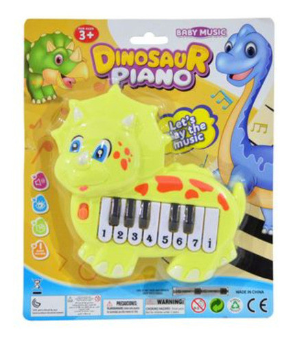 Piano Infantil Dinosaurio En Blister 20x24cm - 52623 0