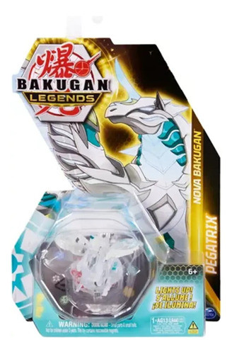 Bakugan Juguete  Nova Pegatrix Color Blanco Dragon 0