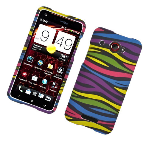 Cebra De Goma Duro Complemento Funda Compatible Con El Htc D 0