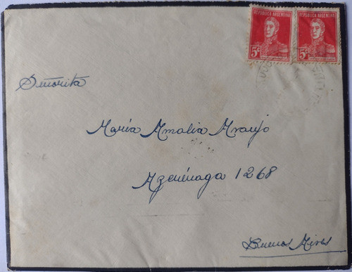 Antiguo Sobre De Luto Con Carta Año 1931 1