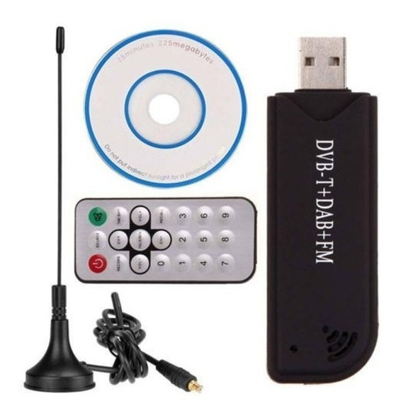 Usb 2.0 Dvb-t Tv Hdtv Digital Dongle Tdt Sintonizador Grabad 0