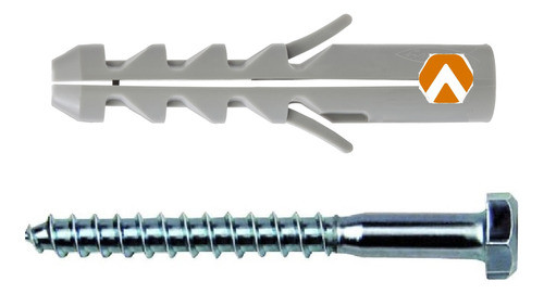 Taco Tarugo +tornillo Tirafondo Fischer S12 +5/16x2.1/4 X25u 0