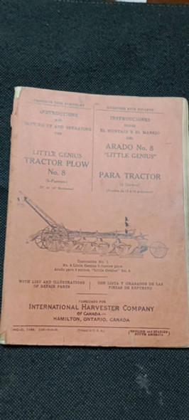 Catalogo Antiguo Arado International Little Genius 8 0