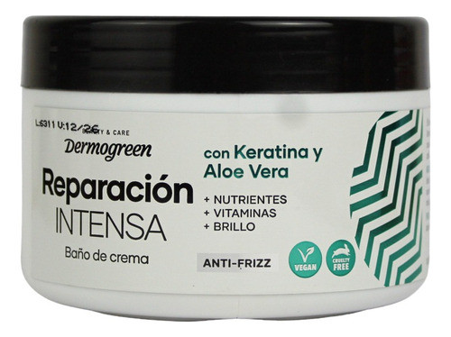 Reparación Intensa Baño De Crema Vegano Dermogreen 300ml 0