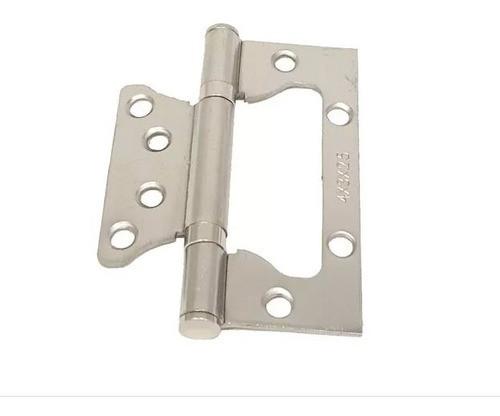 Bisagra Flap 4  2.5mm 2 Unid Plateada 0