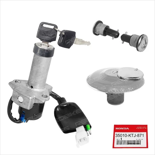 Kit Cerradura Honda Storm 125 Original Honda Completo Vq 0