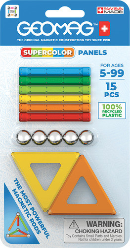 Geomag Juego Supercolor Panels 15 Piezas 0