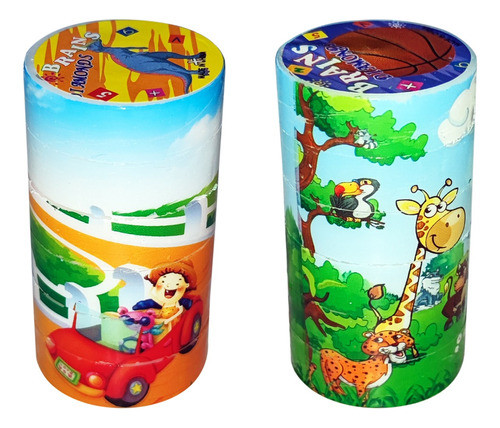 10 Puzzle 3d Rompecabezas 6 Piezas Juguete Souvenir Piñata 1