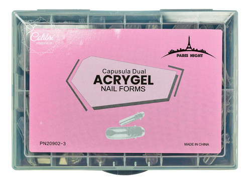Cápsulas Dual System Paris Night X120 Coffin Polygel 0