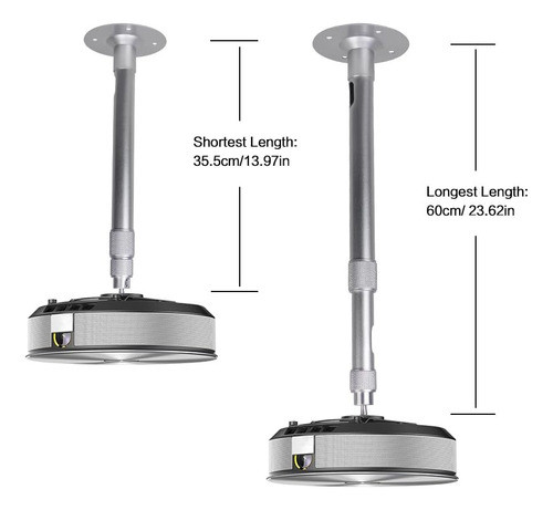 Universal Proyector Extensible Montaje En Altura Ajustable 1
