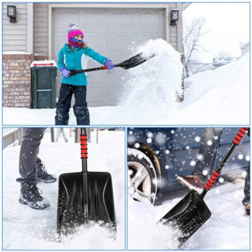 Yardwe Pala De Nieve De 42 Pulgadas Con Mango De 1
