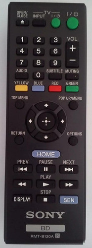 Controle Blu Ray Sony Rmt B-120a 1