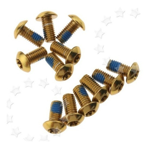 12 X Ciclismo Bici Bicicleta Freno De Disco Rotor Tornillo T 0