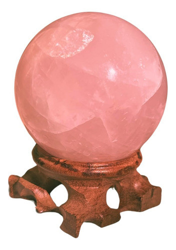Esfera De Quartzo Rosa Natural Bola De Quartzo Rosa 0