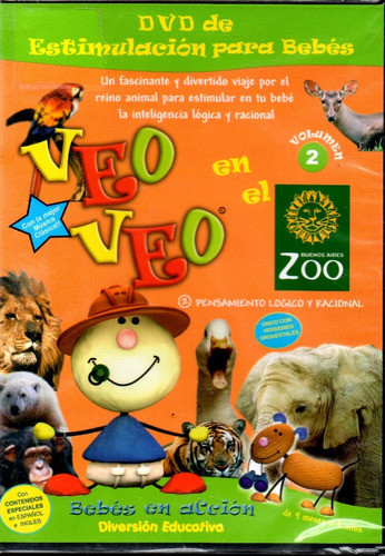 Veo Veo En El Zoo Volumen 2 - Dvd Nuevo Orig. Cerr. - Mcbmi 0