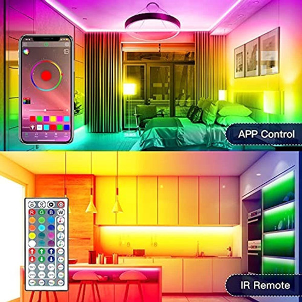 Luces Led De 50 Pies Para Dormitorio Fonewe Music Sync Tiras 1