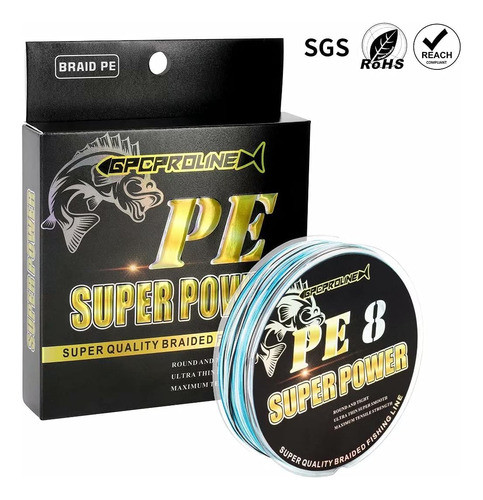 Línea Pesca Trenzada Tanza Resistente 290mts. 1