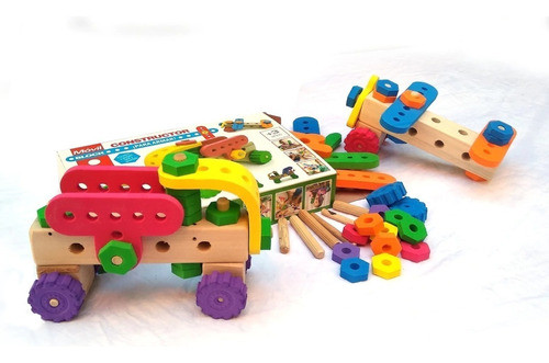 Kit Constructor Para Armar Goma Eva Y Madera Motricidad 1