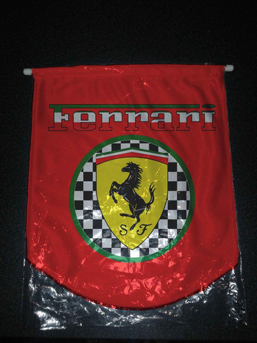 Banderin Paño 36cm Ferrari 01 0