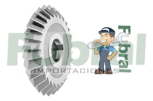 Fresa Para Metal Hss 672 80mm X 60grados Corte Ángulo Fubral 0