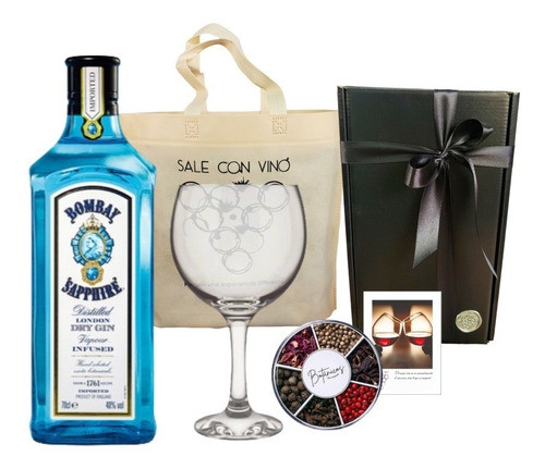 Regalo Box Gin Bombay + 1 Copon Gin + Botanicos Mixologia 0