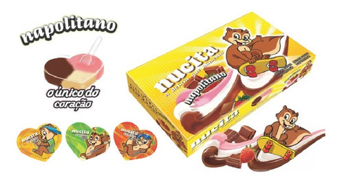 Doce Creme Nucita Caixa C/48 Unids Infância Festas - Atacado 0