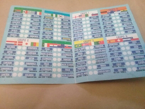 Fixture Mundial 2010 Sin Completar 1