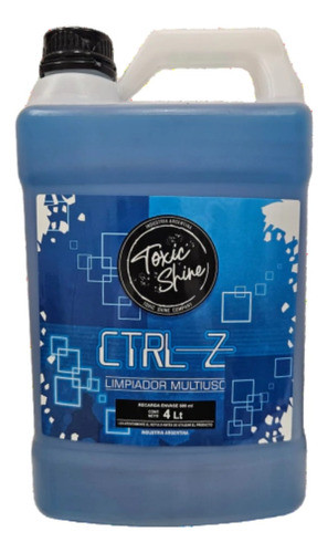 Toxic Shine Control Z Ctrl Limpiador Multiproposito Galon 4l 0