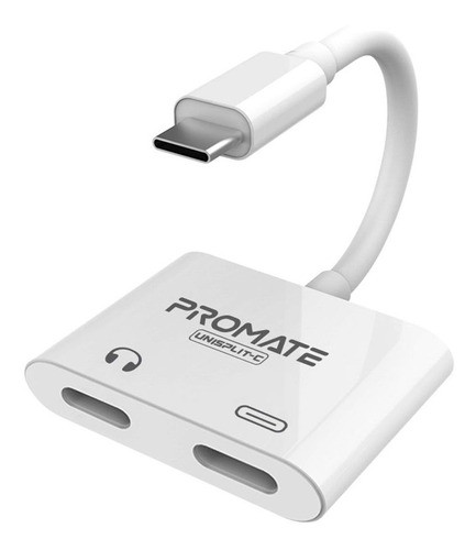 Adaptador Usb C A 2 Puertos Usb C Audio /pd 15w Carga Backup 0