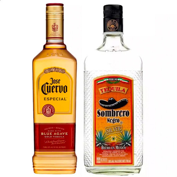 Tequila Jose Cuervo Especial Gold + Sombrero Negro Silver 0