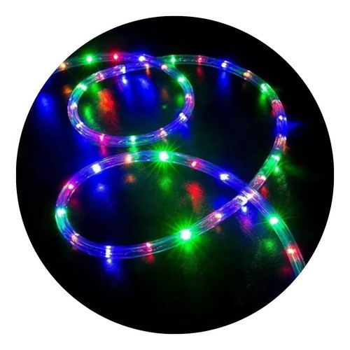 Manguera Tira De Led 10 Mtrs Multicolor Exterior Navidad Dec 0