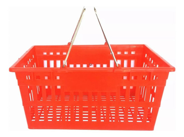 Canasto Plastico Supermercado Almacen Verduleria Polartik X5 1