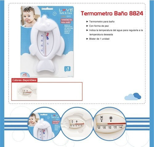 Love Termometro Para Baño Forma Pez Para Bebes 1