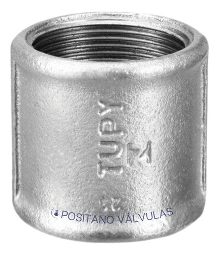 10x Luva Galvanizado 3/4'' Polegada Bsp Fxf - Tupy 150l 25b 0