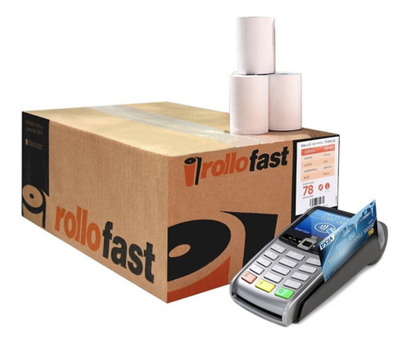 Rollos Para Pos - 57x19mts - Papel Térmico Premium 1