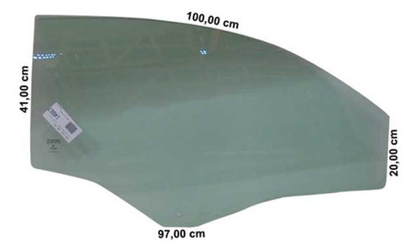 Vidro Porta Dianteira Direita Fiat 500 2009 A 2020 1