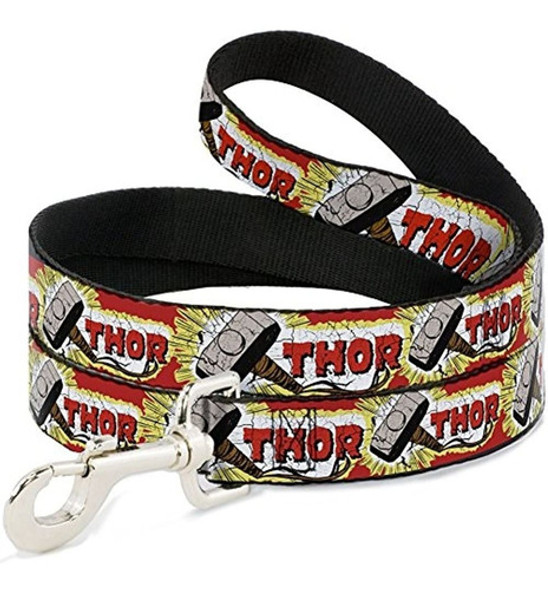 Correa De Perro Con Hebilla De Martillo Thor Martillo Rojo A 0